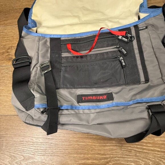 Timbuk2 Command Messanger Bag Blue/Gray TSA Compliant Crossbody Laptop Pocket - Picture 3 of 16